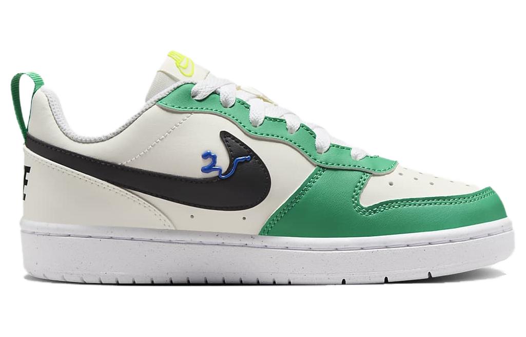 (Youth) Nike Court Borough Low Recraft 'White Green Black'