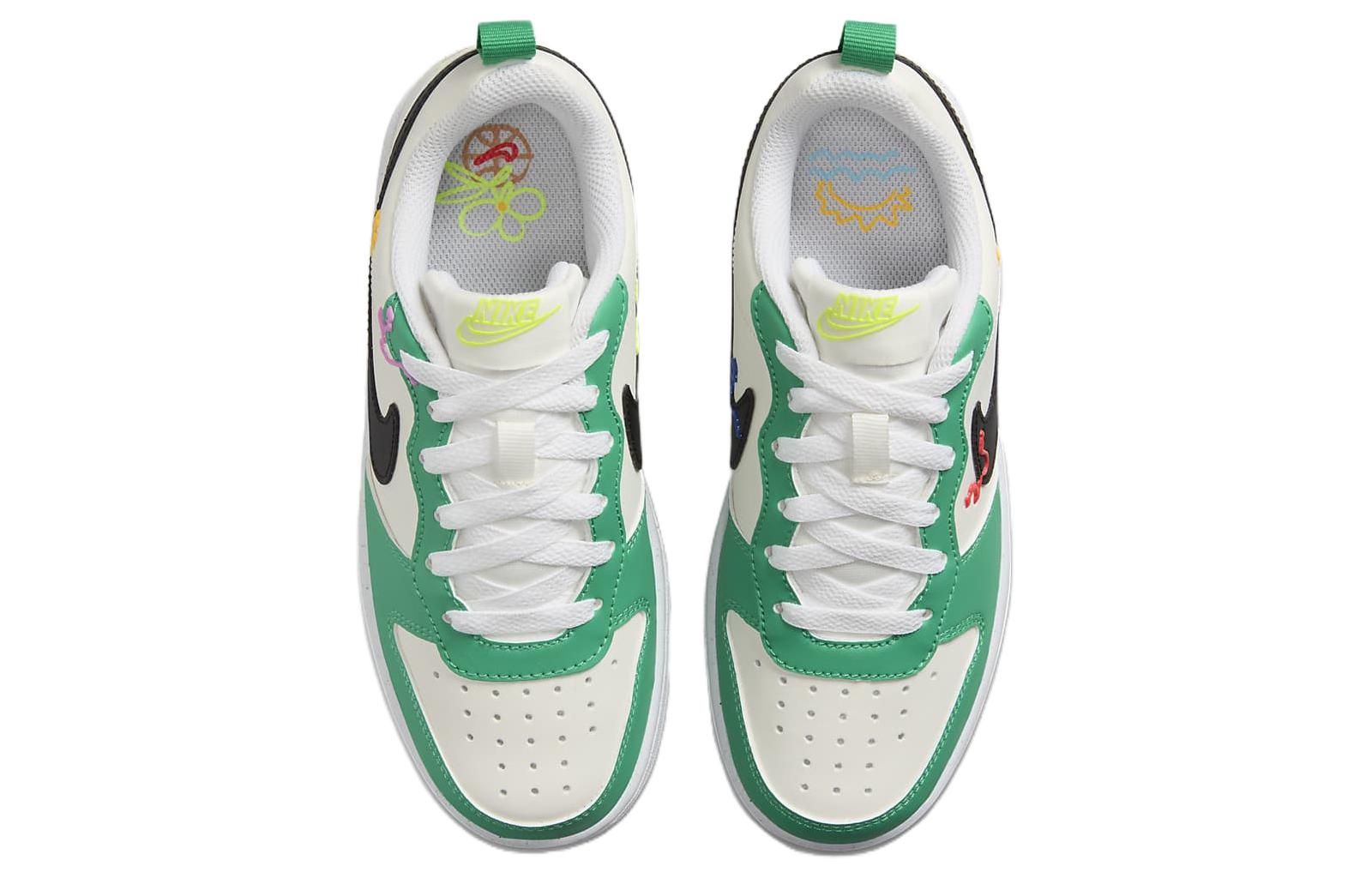 (Youth) Nike Court Borough Low Recraft 'White Green Black' 圖 4