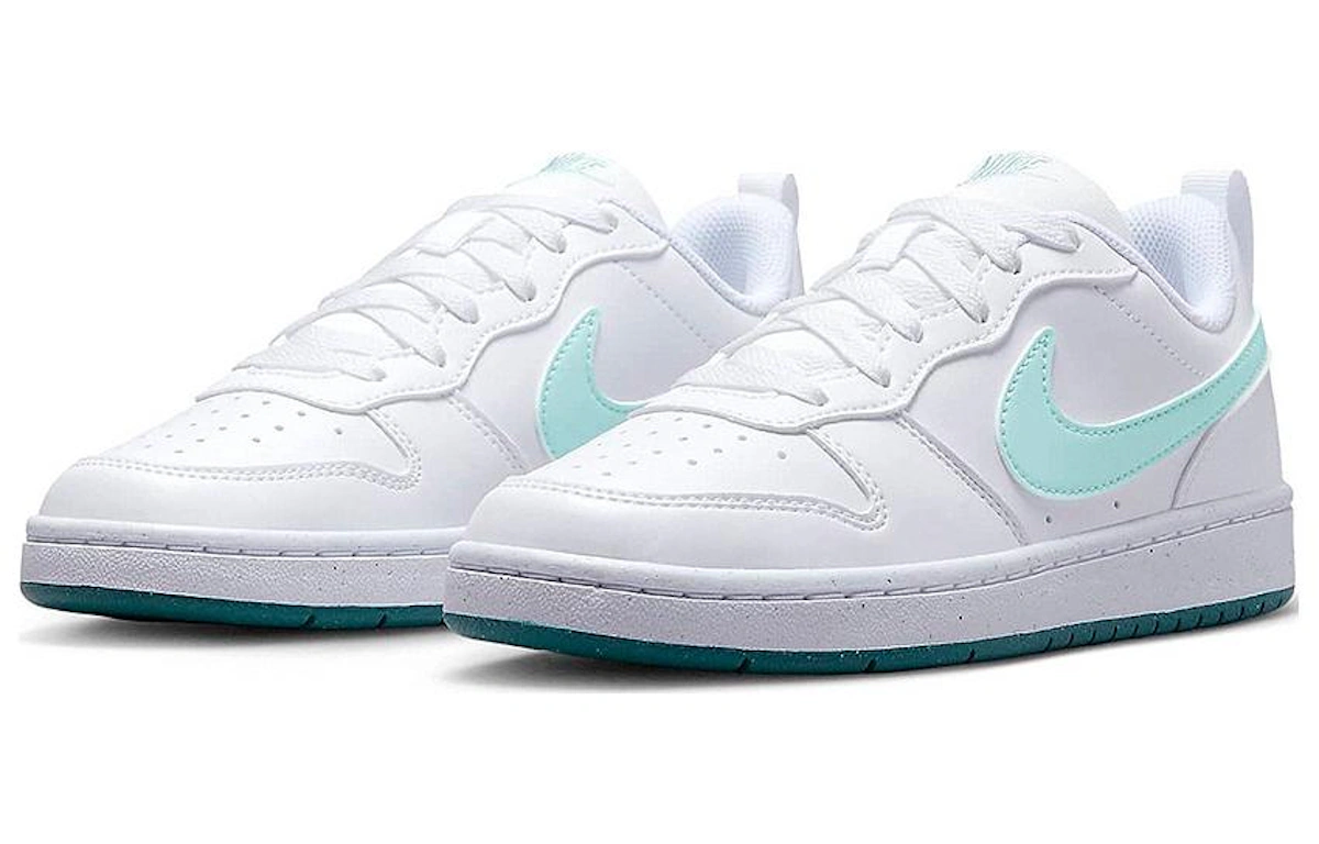 (Youth) Nike Court Borough Low Recraft 'White Jade Ice Teal' DV5456-102