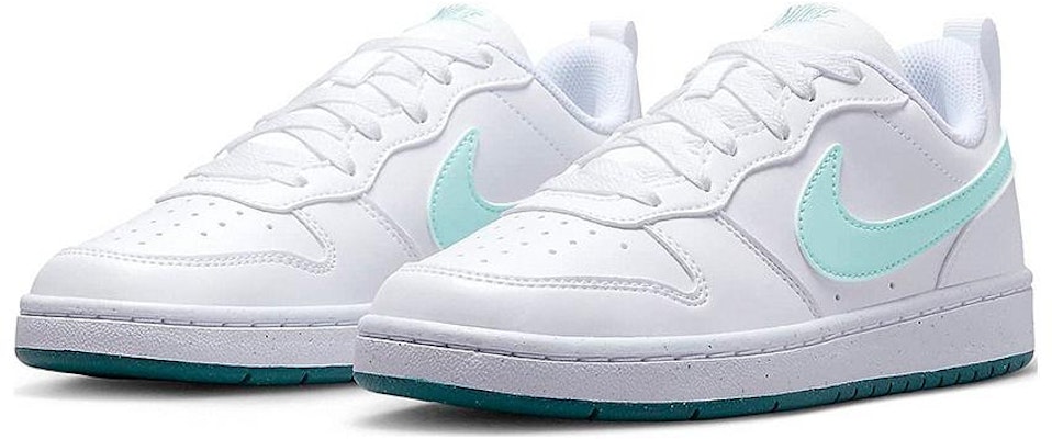 (Youth) Nike Court Borough Low Recraft 'White Jade Ice Teal' DV5456-102 Lookbook (Youth) Nike Court Borough Low Recraft 'White Jade Ice Teal' DV5456-102