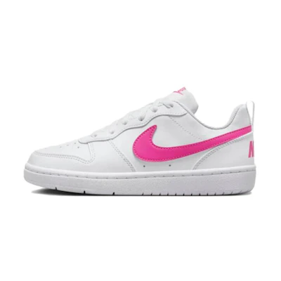 (Youth) Nike Court Borough Low Recraft 'White Laser Fuchsia'