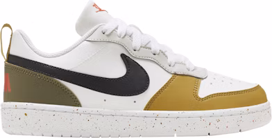 (Youth) Nike Court Borough Low Recraft 'White Olive Tan' HF0744-109 (Youth) Nike Court Borough Low Recraft 'White Olive Tan' HF0744-109