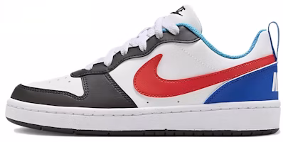 (Youth) Nike Court Borough Low Recraft 'White Red Black Blue' HF0742-161 (Youth) Nike Court Borough Low Recraft 'White Red Black Blue' HF0742-161