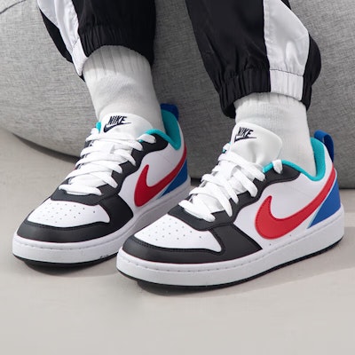 (JR) Nike Court Borough Low Recraft 'Putih Merah Hitam Biru' HF0742-161 Order (JR) Nike Court Borough Low Recraft 'Putih Merah Hitam Biru' HF0742-161