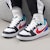 (JR) Nike Court Borough Low Recraft 'Putih Merah Hitam Biru' HF0742-161