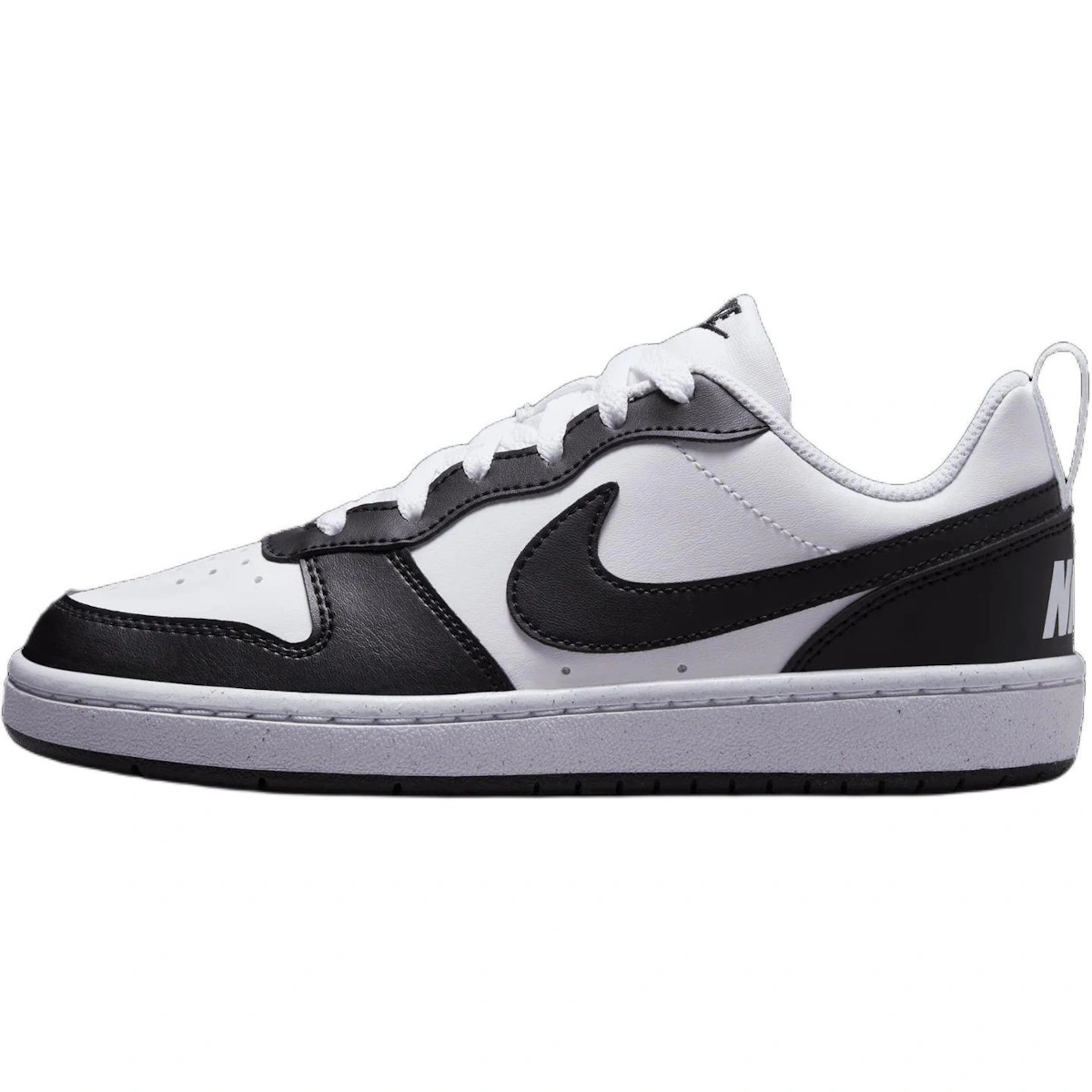 (Youth) Nike Court Borough Low Recraft Black White