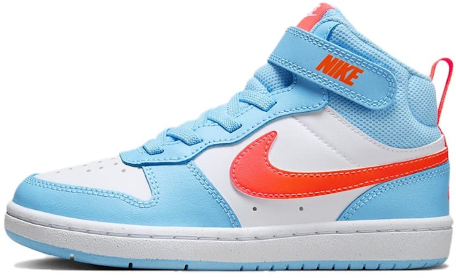 (Youth) Nike Court Borough Mid 2 'Aquarius Blue Orange' HF4792-407 Buy (Youth) Nike Court Borough Mid 2 'Aquarius Blue Orange' HF4792-407