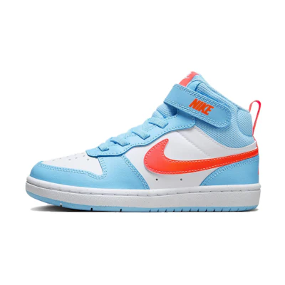 (Youth) Nike Court Borough Mid 2 'Aquarius Blue Orange'
