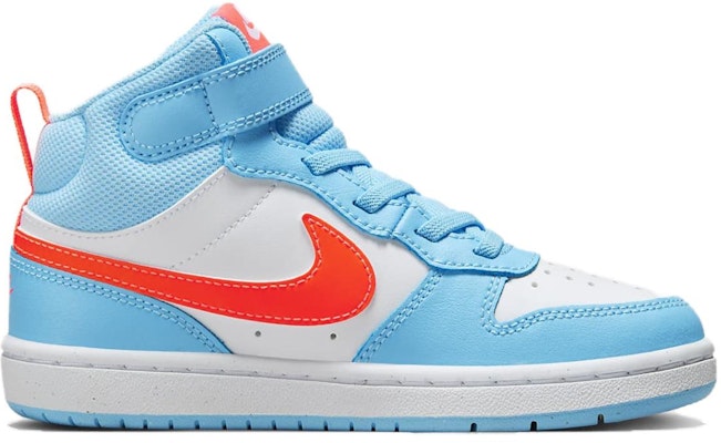 (Youth) Nike Court Borough Mid 2 'Aquarius Blue Orange' HF4792-407 Order (Youth) Nike Court Borough Mid 2 'Aquarius Blue Orange' HF4792-407