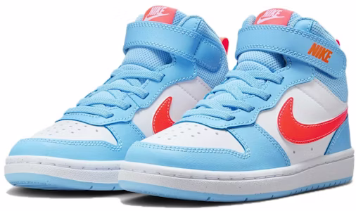 (JR) Nike Court Borough Mid 2 ''Biru Aquarius Oranye'' HF4792-407 Lookbook (JR) Nike Court Borough Mid 2 ''Biru Aquarius Oranye'' HF4792-407