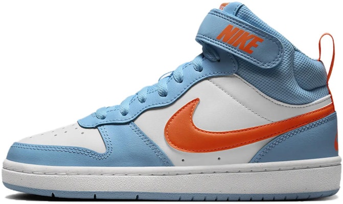 (Youth) Nike Court Borough Mid 2 'Aquarius Blue Total Orange' HF4791-407 Buy (Youth) Nike Court Borough Mid 2 'Aquarius Blue Total Orange' HF4791-407