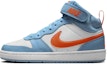 Buy (Youth) Nike Court Borough Mid 2 'Aquarius Blue Total Orange' HF4791-407