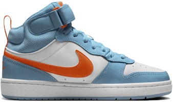(JR) Nike Court Borough Mid 2 ''Biru Aquarius Jingga Total'' HF4791-407 Order (JR) Nike Court Borough Mid 2 ''Biru Aquarius Jingga Total'' HF4791-407