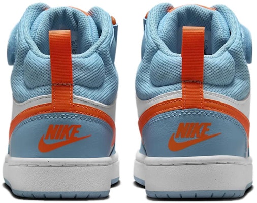 (Youth) Nike Court Borough Mid 2 'Aquarius Blue Total Orange' HF4791-407 Shop (Youth) Nike Court Borough Mid 2 'Aquarius Blue Total Orange' HF4791-407