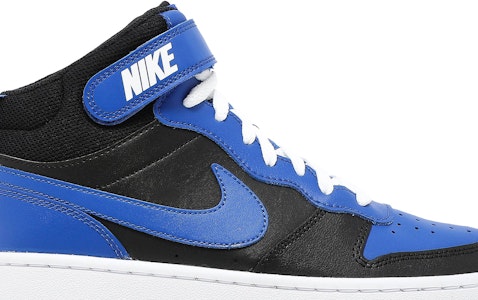 (JR) Nike Court Borough Mid 2 'Hitam Game Royal' DM8872-001 Order (JR) Nike Court Borough Mid 2 'Hitam Game Royal' DM8872-001