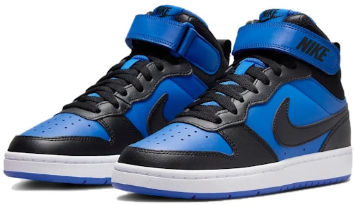 (JR) Nike Court Borough Mid 2 'Negro Game Royal' CD7782-404 Lookbook (JR) Nike Court Borough Mid 2 'Negro Game Royal' CD7782-404