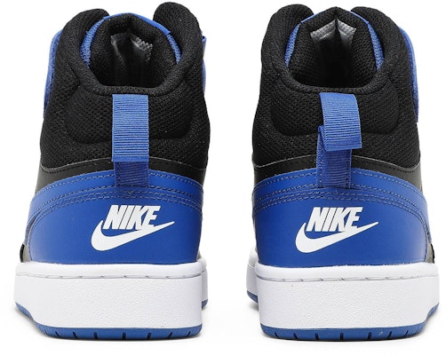 (Youth) Nike Court Borough Mid 2 'Black Game Royal' DM8872-001 Details for (Youth) Nike Court Borough Mid 2 'Black Game Royal' DM8872-001