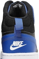 (JR) Nike Court Borough Mid 2 'Hitam Game Royal' DM8872-001 Sizing (JR) Nike Court Borough Mid 2 'Hitam Game Royal' DM8872-001