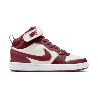 (Youth) Nike Court Borough Mid 2 'Dark Team Red'