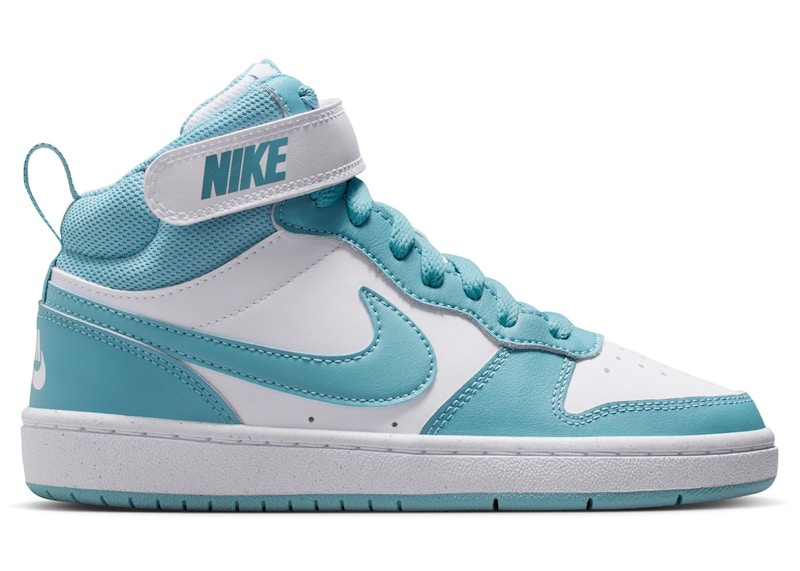 Buy (JR) 나이키 코트 버로우 미드 2 화이트 데님 터키석 CD7782-129