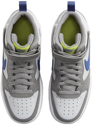 (JR) Nike Court Borough Mid 2 'Kelabu Putih Biru' CD7782-007 Shop (JR) Nike Court Borough Mid 2 'Kelabu Putih Biru' CD7782-007