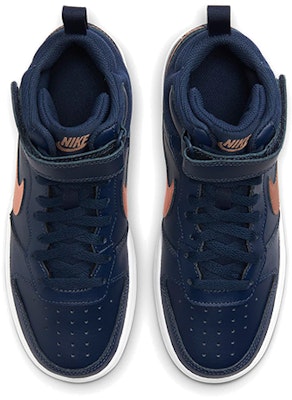 (JR) 나이키 코트 버로 미드 2 '네이비 메탈릭 레드 브론즈' CD7782-400 Shop (JR) 나이키 코트 버로 미드 2 '네이비 메탈릭 레드 브론즈' CD7782-400