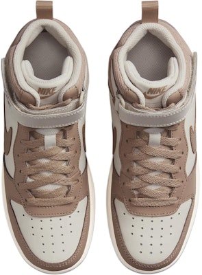 (Youth) Nike Court Borough Mid 2 'Pale Ivory' CD7782-125 Lookbook (Youth) Nike Court Borough Mid 2 'Pale Ivory' CD7782-125