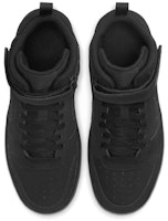 (JR) Nike Court Borough Mid 2 'Triple Black' Sepatu Sneakers Hitam Total CW5867-001 Shop (JR) Nike Court Borough Mid 2 'Triple Black' Sepatu Sneakers Hitam Total CW5867-001