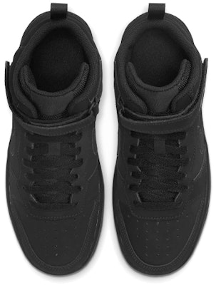 (Youth) Nike Court Borough Mid 2 'Triple Black' CW5867-001 Shop (Youth) Nike Court Borough Mid 2 'Triple Black' CW5867-001