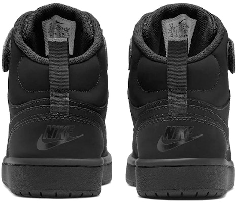 (Youth) Nike Court Borough Mid 2 'Triple Black' CW5867-001 Purchase (Youth) Nike Court Borough Mid 2 'Triple Black' CW5867-001