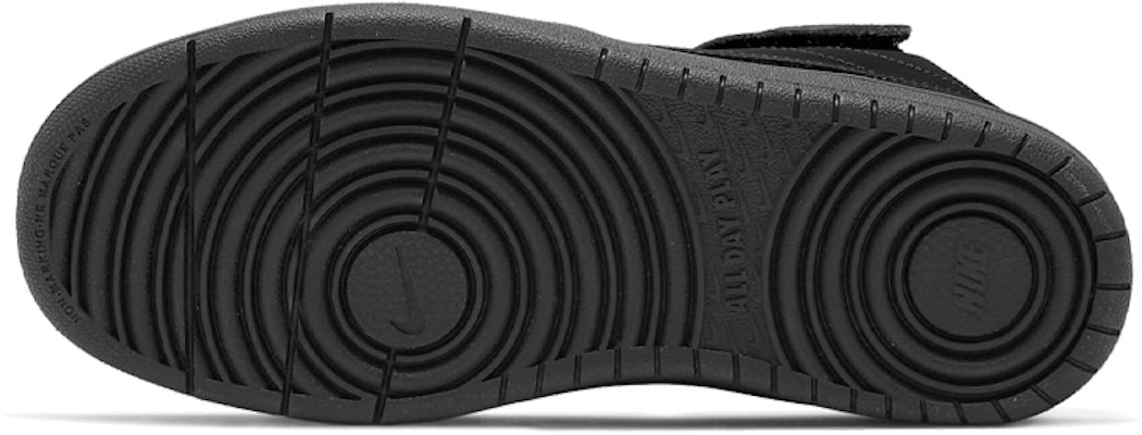 (Youth) Nike Court Borough Mid 2 'Triple Black' CW5867-001 Details for (Youth) Nike Court Borough Mid 2 'Triple Black' CW5867-001
