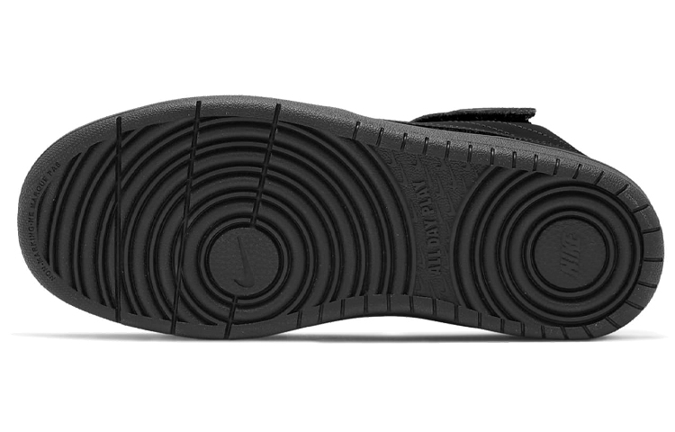 Sizing (JR) Nike Court Borough Mid 2 ''Triple Black'' Sneakers Zwart CW5867-001