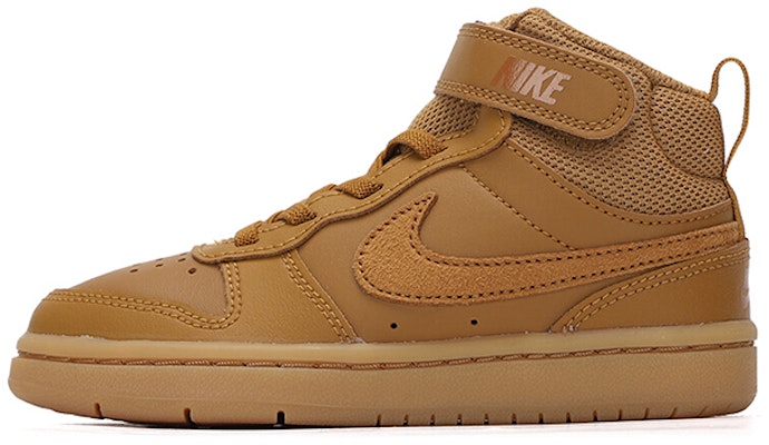 (JR) Nike Court Borough Mid 2 'Wheat' Coklat Gandum CD7783-701 Buy (JR) Nike Court Borough Mid 2 'Wheat' Coklat Gandum CD7783-701