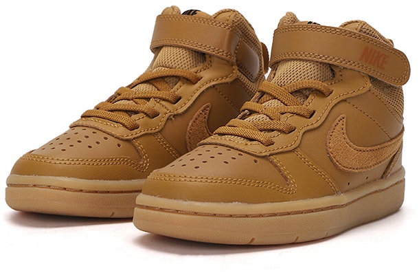 (JR) Nike Court Borough Mid 2 'Wheat' Coklat Gandum CD7783-701 Lookbook (JR) Nike Court Borough Mid 2 'Wheat' Coklat Gandum CD7783-701