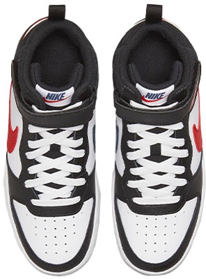 (Youth) Nike Court Borough Mid 2 'White Black University Red' DO5889-161 Shop (Youth) Nike Court Borough Mid 2 'White Black University Red' DO5889-161