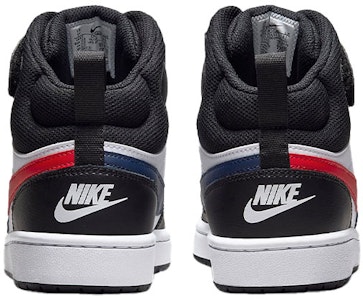 Nike Court Borough Mid 2 鴛鴦 運動休閒 中筒板鞋 GS 黑紅藍 Purchase Nike Court Borough Mid 2 鴛鴦 運動休閒 中筒板鞋 GS 黑紅藍
