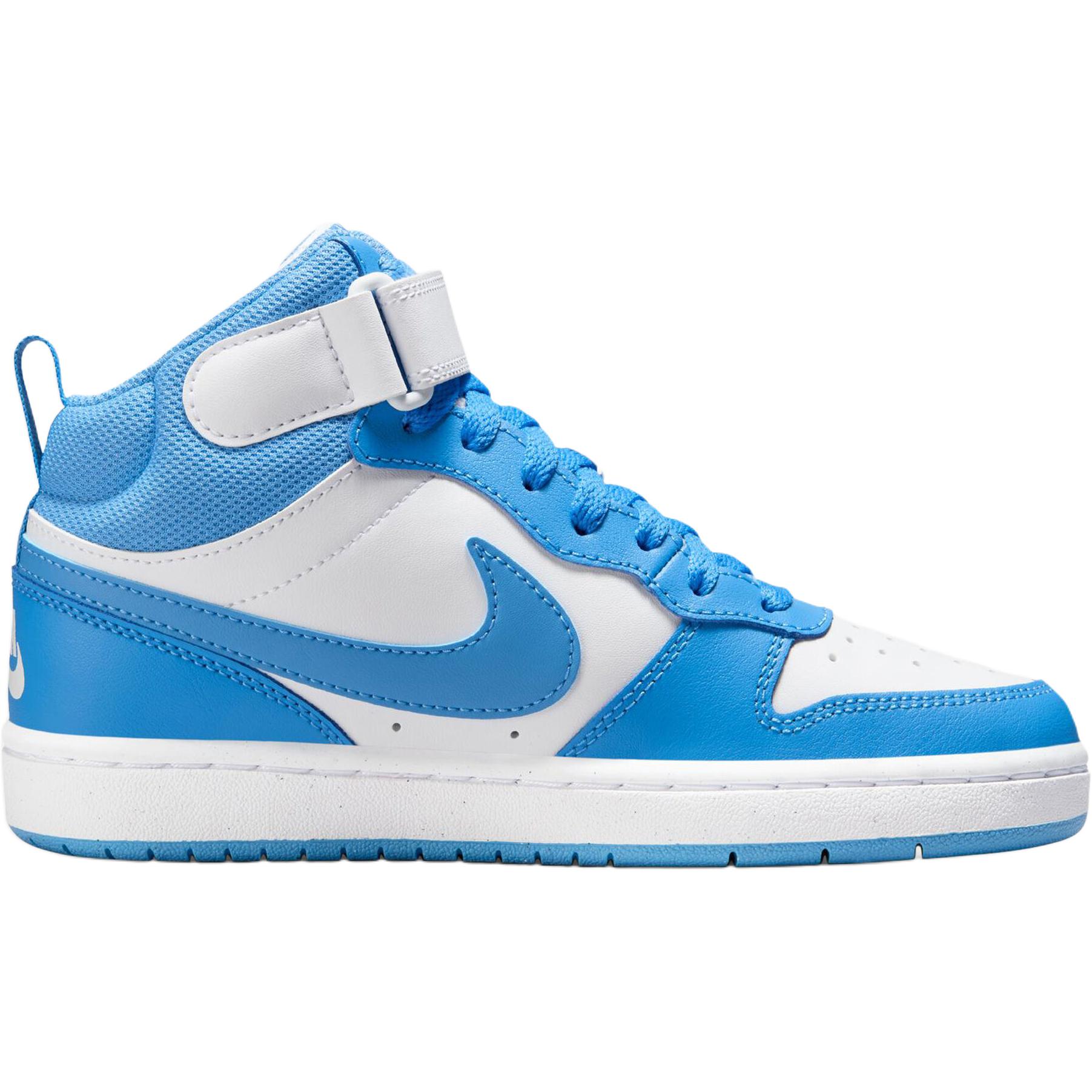 Order (JR) Nike Court Borough Mid 2 ''Putih Biru Beyond'' CD7782-123