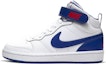 Buy (JR) Nike Court Borough Mid 2 'Blanco Game Royal' CD7782-101