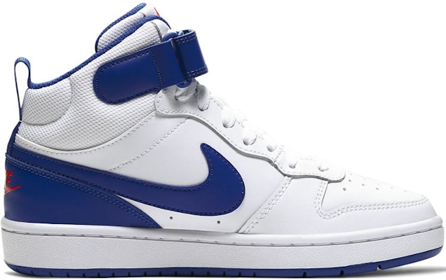 (JR) Nike Court Borough Mid 2 'Blanco Game Royal' CD7782-101 Order (JR) Nike Court Borough Mid 2 'Blanco Game Royal' CD7782-101