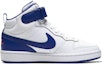Order (JR) Nike Court Borough Mid 2 'Blanco Game Royal' CD7782-101