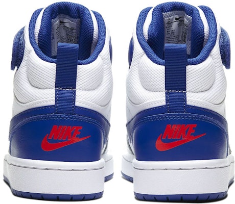 (JR) Nike Court Borough Mid 2 'Putih Game Royal' CD7782-101 Shop (JR) Nike Court Borough Mid 2 'Putih Game Royal' CD7782-101