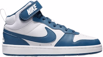 (Youth) Nike Court Borough Mid 2 'White Marina' CD7782-108 (Youth) Nike Court Borough Mid 2 'White Marina' CD7782-108