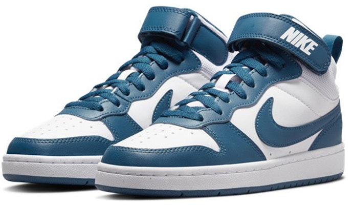 (Youth) Nike Court Borough Mid 2 'White Marina' CD7782-108 Lookbook (Youth) Nike Court Borough Mid 2 'White Marina' CD7782-108