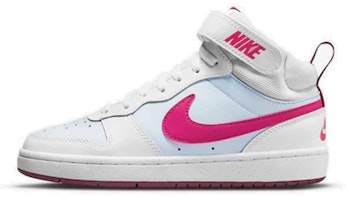 (Youth) Nike Court Borough Mid 2 'White Sangria Pink Prime' CD7782-006 (Youth) Nike Court Borough Mid 2 'White Sangria Pink Prime' CD7782-006
