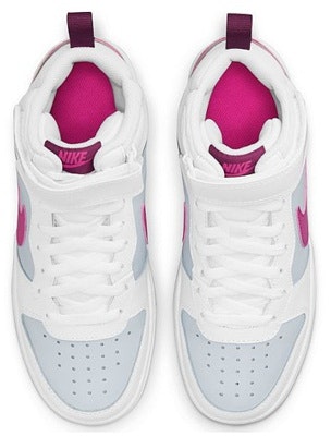 (Youth) Nike Court Borough Mid 2 'White Sangria Pink Prime' CD7782-006 Shop (Youth) Nike Court Borough Mid 2 'White Sangria Pink Prime' CD7782-006