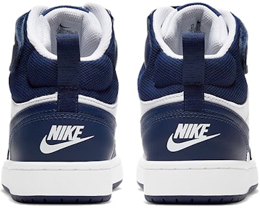 (JR) Nike Court Borough Mid 2 'Blanco Azul Señal' CD7782-107 3
