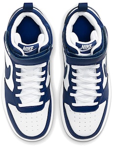 (JR) Nike Court Borough Mid 2 'Blanco Azul Señal' CD7782-107 2