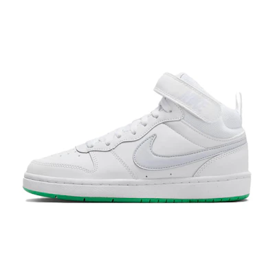 (Youth) Nike Court Borough Mid 2 'White Stadium Green'