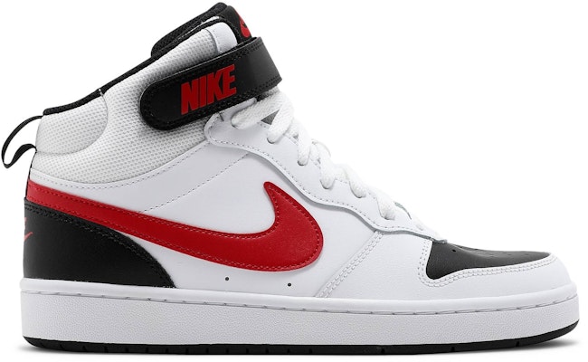 (Youth) Nike Court Borough Mid 2 'White University Red' CD7782-110 Buy (Youth) Nike Court Borough Mid 2 'White University Red' CD7782-110