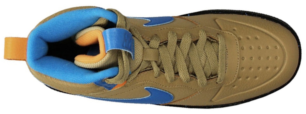 (JR) Nike Court Borough Mid 2 Boot 'Club Gold Biru Hero' BQ5440-701 Lookbook (JR) Nike Court Borough Mid 2 Boot 'Club Gold Biru Hero' BQ5440-701